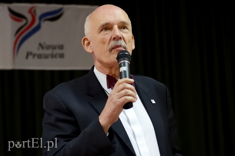 Janusz Korwin-Mikke w Elblągu