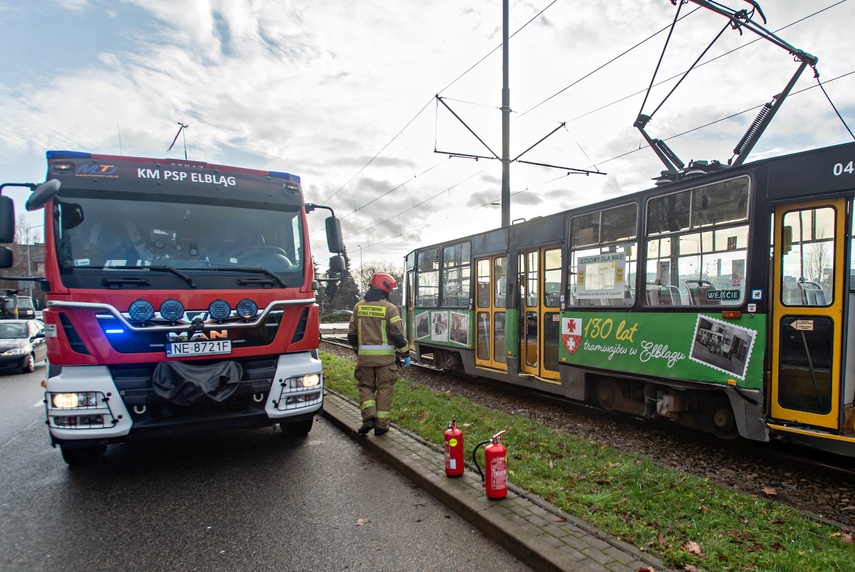 Kolizja z tramwajem