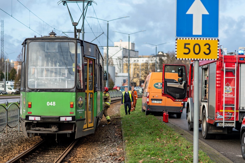 Kolizja z tramwajem