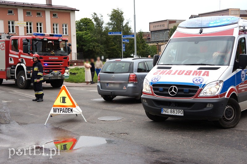Zderzenie skutera z autem