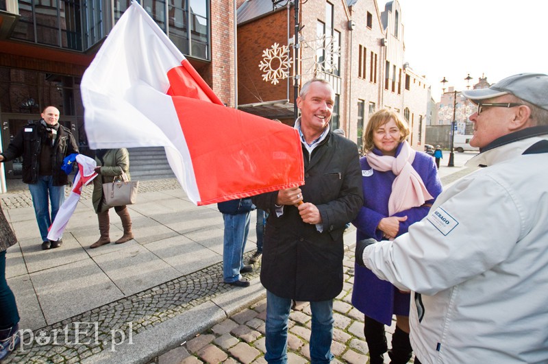 Demonstracja po elbląsku, czyli pikieta KOD