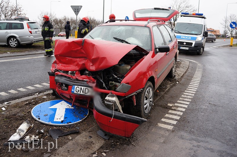 Kazimierzowo: wypadek na skrzyżowaniu