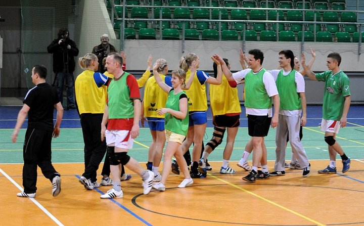 Trening Startu z kibicami