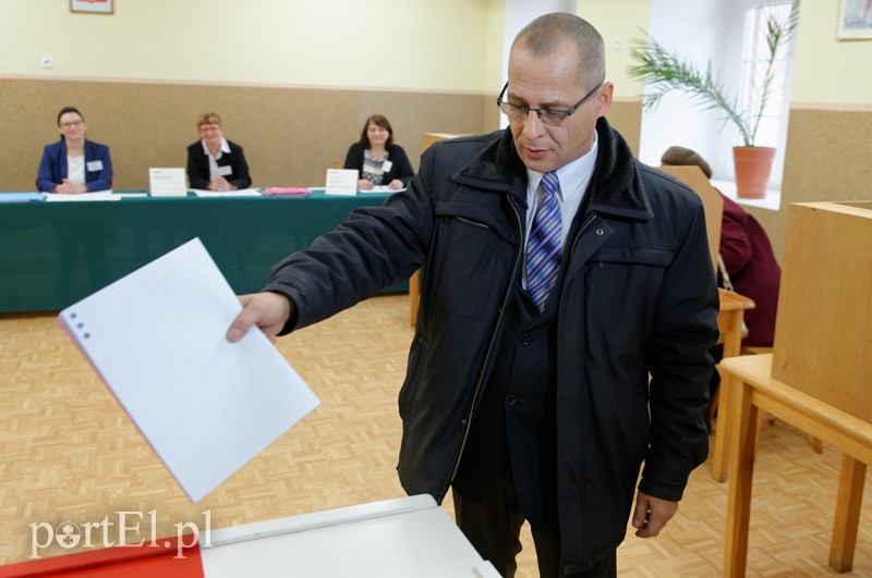 Kandydaci na prezydenta podczas głosowania