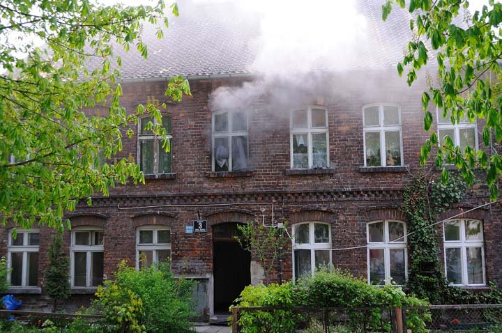 Pożar na Komeńskiego