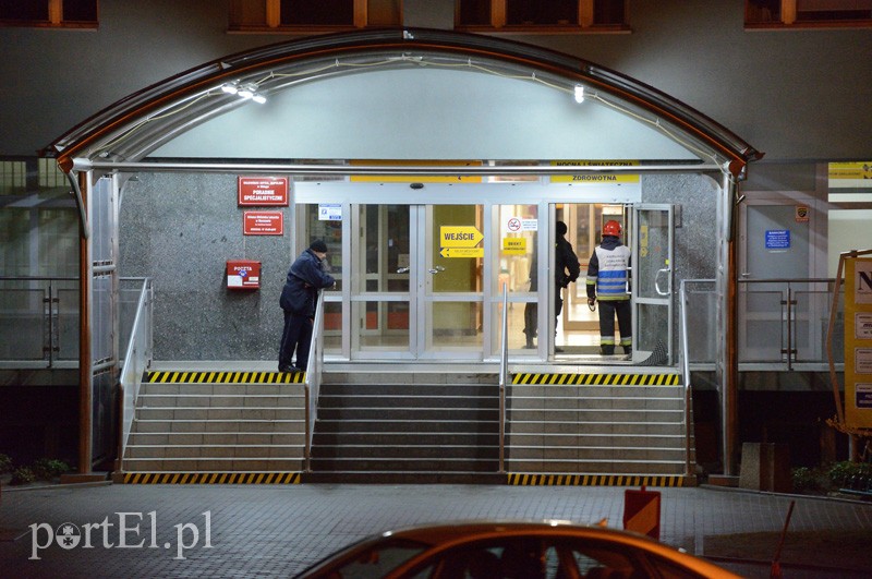 Alarm bombowy w Wojewódzkim Szpitalu Zespolonym