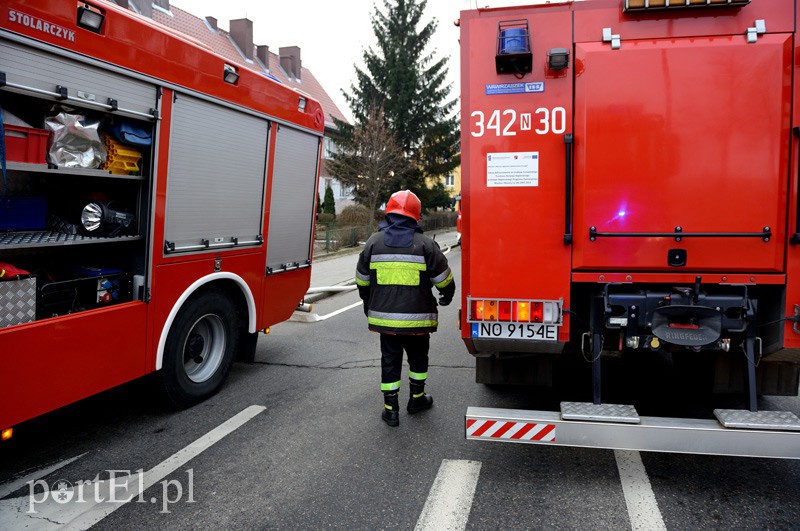 Grottgera: pożar na poddaszu