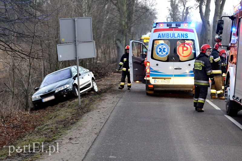 Wypadek na Fromborskiej: dwie osoby ranne