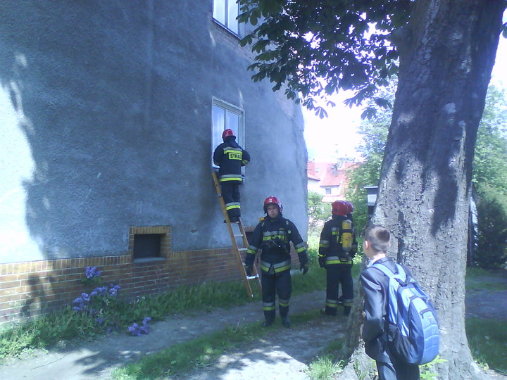 Pożar na Saperów