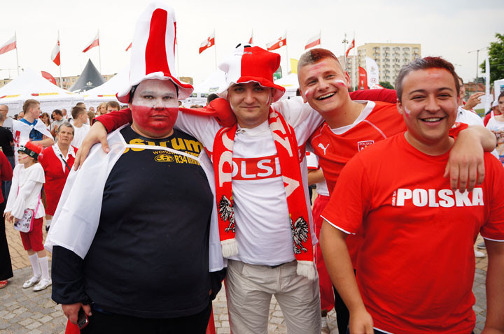 Polska - Grecja w Elbląskiej Strefie Kibica