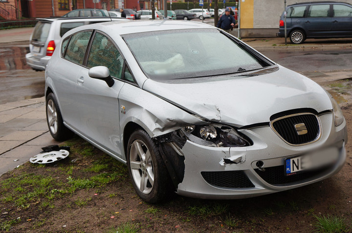Robotnicza: zderzenie dwóch pojazdów