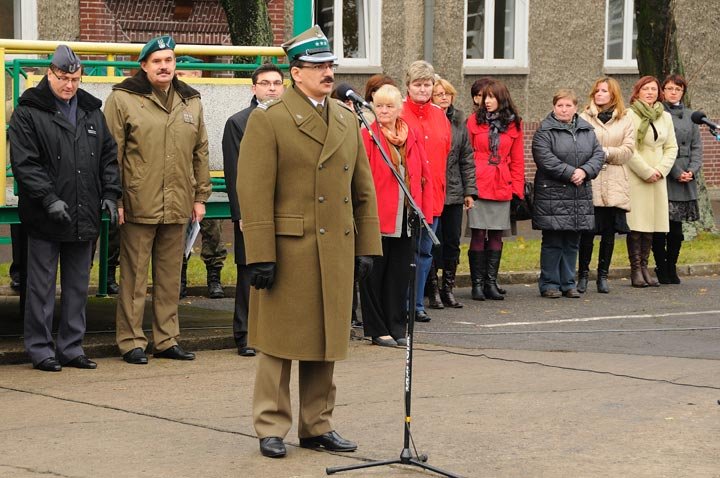 Pożegnanie dowódcy 13 Elbląskiego Pułku Przeciwlotniczego
