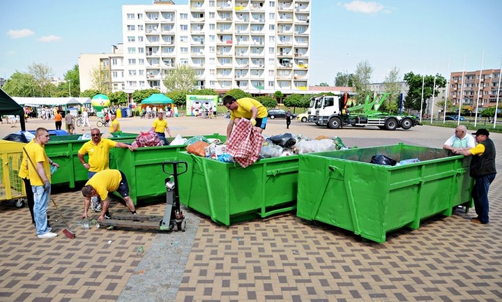 Centrum recyklingu na pl. Jagiellończyka