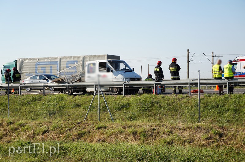 Groźne zderzenie na S7