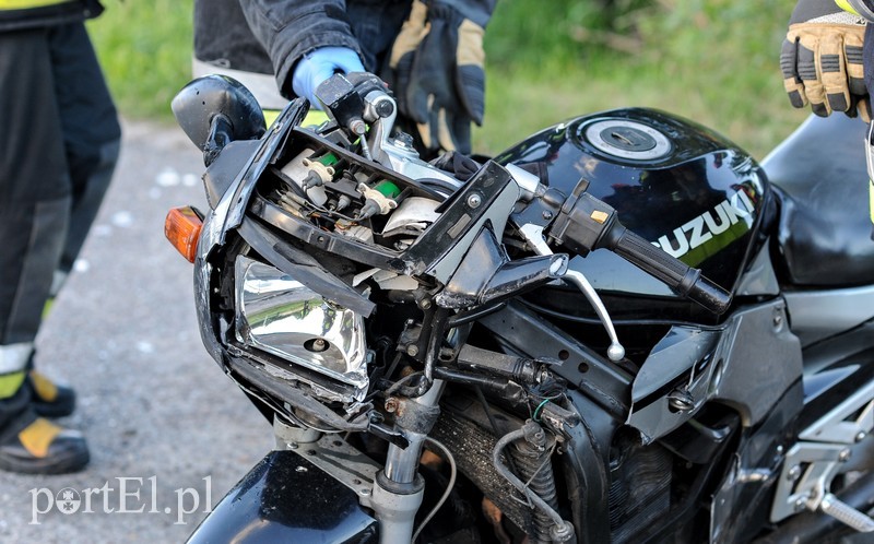  Wypadek z udziałem motocyklisty na drodze 509
