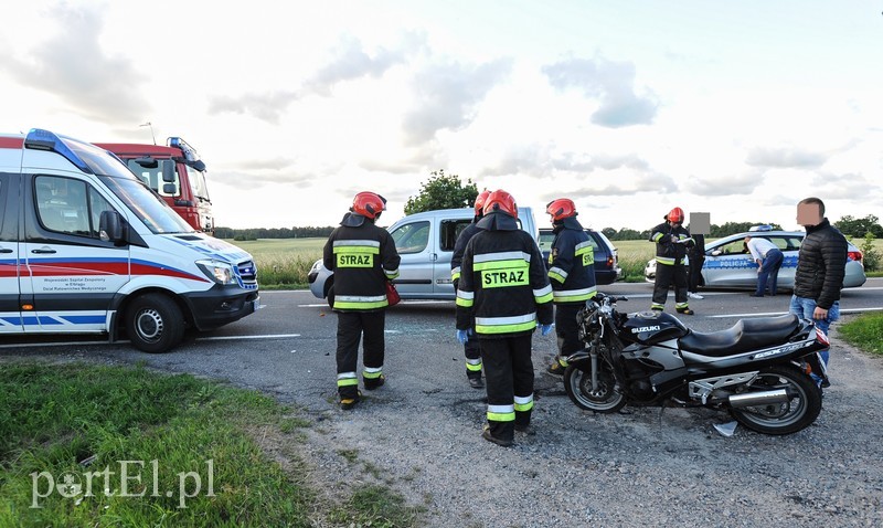  Wypadek z udziałem motocyklisty na drodze 509