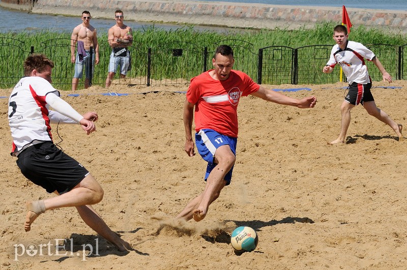 Turniej o Puchar Elbląga w plażowej piłce nożnej