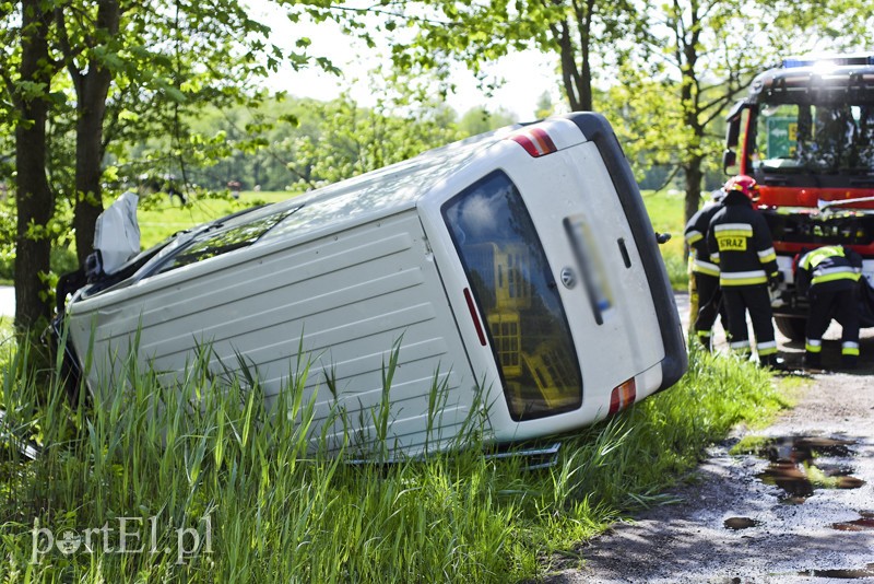 Wypadek podczas wyprzedania