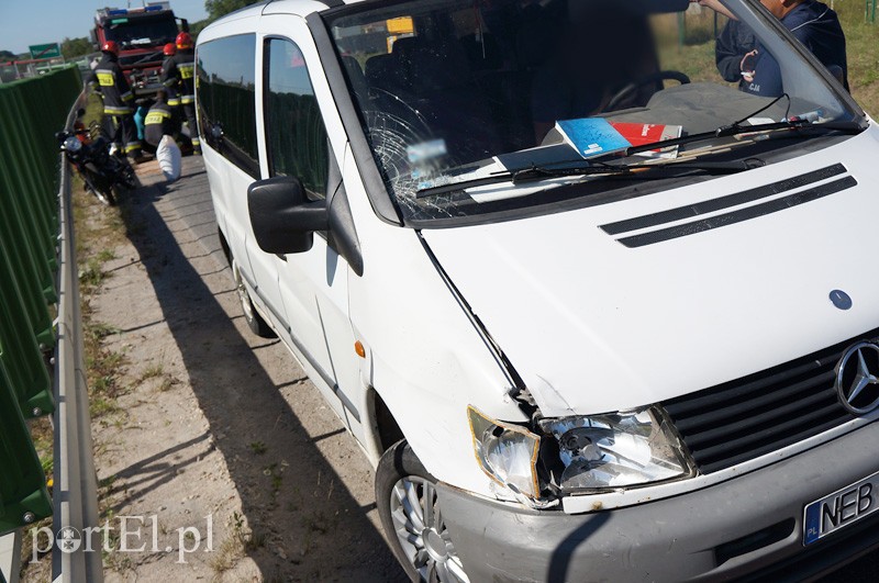 Wypadek w Nowinie: ranny motorowerzysta w szpitalu