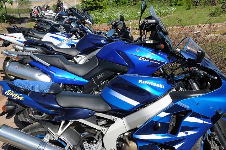 Zlot motocyklistów w Nadbrzeżu