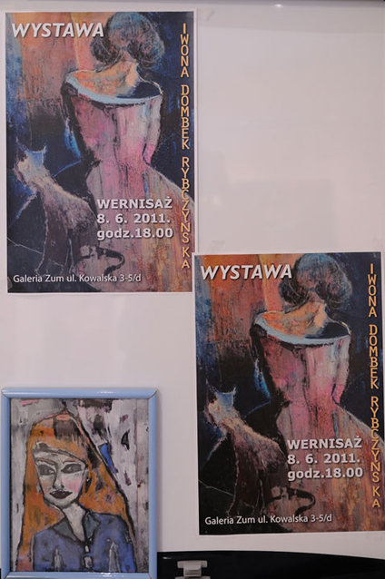 Wernisaż wystawy Iwony Dombek Rybczyńskiej w Galerii Zum