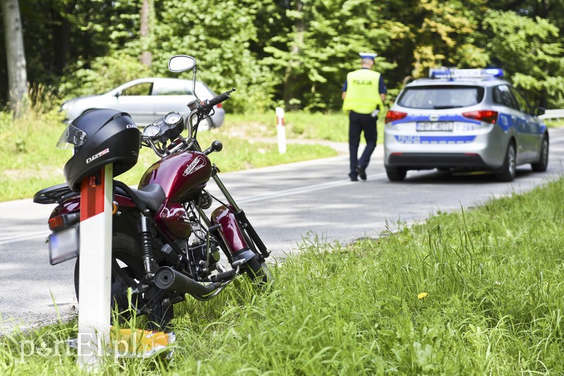 Nietrzeźwy motorowerzysta spowodował kolizję