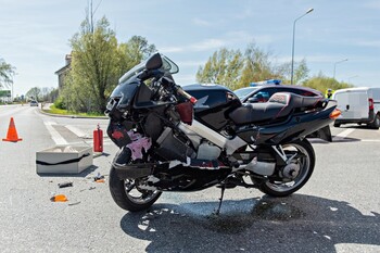 >Potrącenie motocyklisty na Warszawskiej