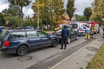 >Kolizja na Grunwaldzkiej