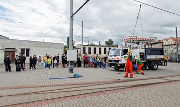 >Tramwaje od środka