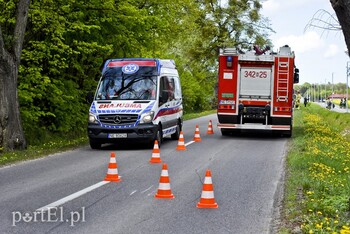 >Wypadek motocyklisty na otwarcie sezonu