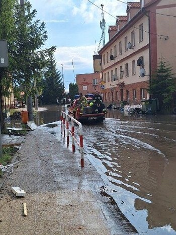 >Podtopienia w Tolkmicku 