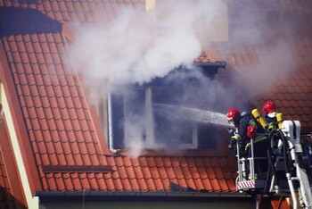 >Pożar mieszkania w Braniewie 