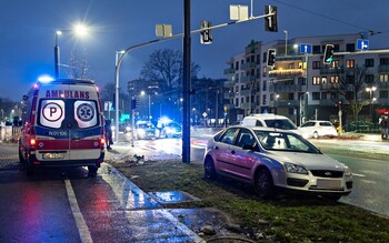 >Potrącenie na nowym przejściu na Grunwaldzkiej