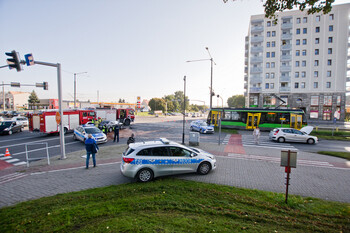 >Wypadek na płk. Dąbka. Utrudnienia w ruchu