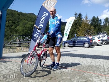 >Wyjątkowy maraton elblążanina. 1008 km na Wigry 3