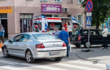 >Wypadek na Mickiewicza