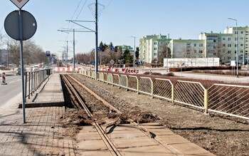 >Remont torowiska na Ogólnej i objazdy