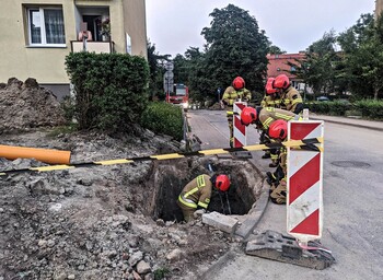 >Wyciek gazu na płk. Dąbka
