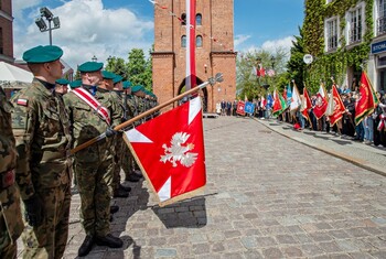 >Trzeciomajowe świętowanie w Elblągu