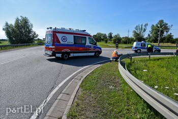 >Opel wjechał w kobietę na skuterze
