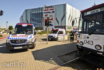 >Zderzenie tramwajów na płk. Dąbka