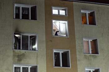 >Pożar na Powstańców Warszawskich