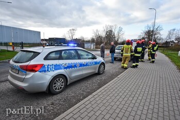 >Zderzenie toyoty z audi na ul. Żuławskiej