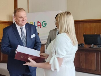 >Spotkanie z dyrektorami placówek oświatowych