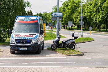 >Kolizja ze skuterem