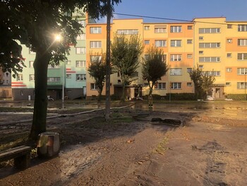 >Elbląscy strażacy pomagają w Kłodzku