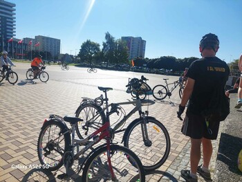 >Rowerem przez miasto