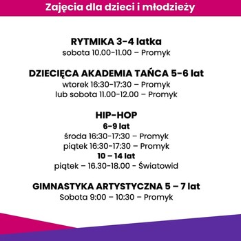 >Taniec, Fitness, Zumba - Znajdź Swój Ruch w Centrum Tańca Promyk!