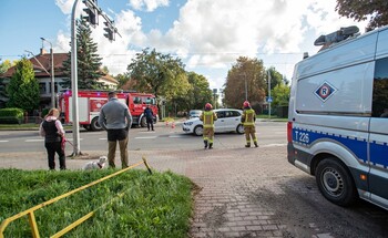 >Kolizja na skrzyżowaniu