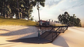 >Tak będą wyglądały odnowione wejścia na plażę w Stegnie